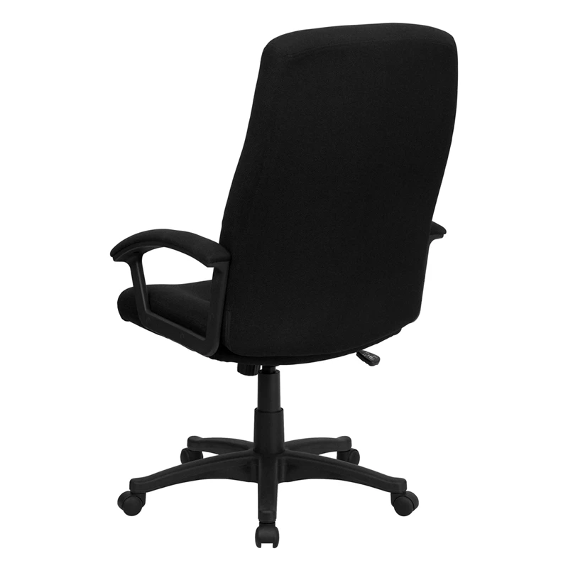 High Back Black Fabric Executive Swivel Chair With Arms - By Flash Furniture - Madison Seating 7 High Back Black Fabric Executive Swivel Chair With Arms - By Flash Furniture - Madison Seating - Image 5