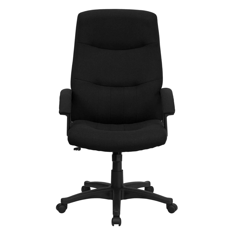 High Back Black Fabric Executive Swivel Chair With Arms - By Flash Furniture - Madison Seating 9 High Back Black Fabric Executive Swivel Chair With Arms - By Flash Furniture - Madison Seating - Image 7