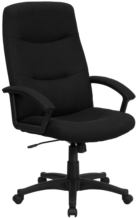 High Back Black Fabric Executive Swivel Chair With Arms - By Flash Furniture - Madison Seating 3 High Back Black Fabric Executive Swivel Chair With Arms - By Flash Furniture - Madison Seating