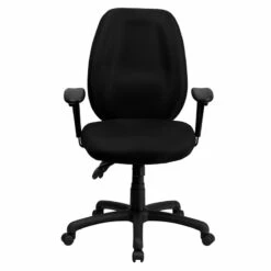 High Back Black Fabric Multifunction Ergonomic Executive Swivel Chair With Adjustable Arms - By Flash Furniture - Madison Seating -furniture Shop High Back Black Fabric Multifunction Ergonomic Executive Swivel Chair with Adjustable Arms by Flash Furniture 7