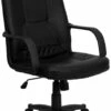 High Back Black Glove Vinyl Executive Swivel Chair With Arms - By Flash Furniture - Madison Seating -furniture Shop High Back Black Glove Vinyl Executive Swivel Chair with Arms by Flash Furniture
