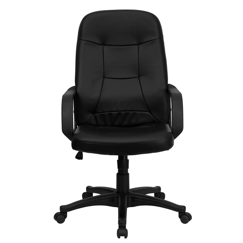 High Back Black Glove Vinyl Executive Swivel Chair With Arms - By Flash Furniture - Madison Seating 9 High Back Black Glove Vinyl Executive Swivel Chair With Arms - By Flash Furniture - Madison Seating - Image 7