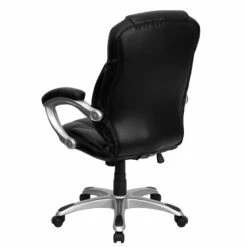 High Back Black Leather Contemporary Executive Swivel Chair With Arms - By Flash Furniture - Madison Seating -furniture Shop High Back Black Leather Contemporary Executive Swivel Chair with Arms by Flash Furniture 4
