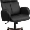 High Back Black Leather Executive Swivel Chair With Fully Upholstered Arms - By Flash Furniture - Madison Seating -furniture Shop High Back Black Leather Executive Swivel Chair with Fully Upholstered Arms by Flash Furniture