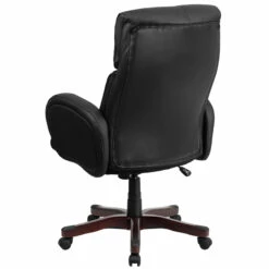 High Back Black Leather Executive Swivel Chair With Fully Upholstered Arms - By Flash Furniture - Madison Seating -furniture Shop High Back Black Leather Executive Swivel Chair with Fully Upholstered Arms by Flash Furniture 2