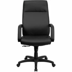 High Back Black Leather Executive Swivel Chair With Memory Foam Padding With Arms - By Flash Furniture - Madison Seating -furniture Shop High Back Black Leather Executive Swivel Chair with Memory Foam Padding with Arms by Flash Furniture 3