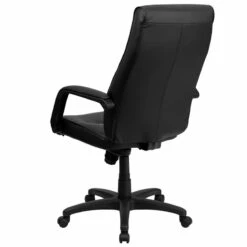 High Back Black Leather Executive Swivel Chair With Memory Foam Padding With Arms - By Flash Furniture - Madison Seating -furniture Shop High Back Black Leather Executive Swivel Chair with Memory Foam Padding with Arms by Flash Furniture 6