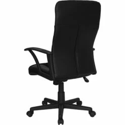 High Back Black Leather And Mesh Executive Swivel Chair With Arms - By Flash Furniture - Madison Seating -furniture Shop High Back Black Leather and Mesh Executive Swivel Chair with Arms by Flash Furniture 3