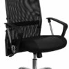 High Back Black Leather And Mesh Swivel Task Chair With Arms - By Flash Furniture - Madison Seating 1 High Back Black Leather And Mesh Swivel Task Chair With Arms - By Flash Furniture - Madison Seating -furniture Shop High Back Black Leather and Mesh Swivel Task Chair with Arms by Flash Furniture