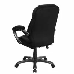 High Back Black Microfiber Contemporary Executive Swivel Chair With Arms - By Flash Furniture - Madison Seating -furniture Shop High Back Black Microfiber Contemporary Executive Swivel Chair with Arms by Flash Furniture 4