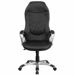 High Back Black Vinyl Executive Swivel Chair With Arms - By Flash Furniture - Madison Seating 9 High Back Black Vinyl Executive Swivel Chair With Arms - By Flash Furniture - Madison Seating -furniture Shop High Back Black Vinyl Executive Swivel Chair with Arms by Flash Furniture 3