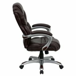 High Back Brown Leather Executive Swivel Chair With Arms - By Flash Furniture - Madison Seating -furniture Shop High Back Brown Leather Executive Swivel Chair with Arms by Flash Furniture 4