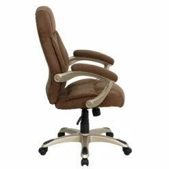 High Back Brown Microfiber Contemporary Executive Swivel Chair With Arms - By Flash Furniture - Madison Seating -furniture Shop High Back Brown Microfiber Contemporary Executive Swivel Chair with Arms by Flash Furniture 6