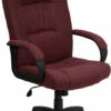 High Back Burgundy Fabric Executive Swivel Chair With Arms - By Flash Furniture - Madison Seating -furniture Shop High Back Burgundy Fabric Executive Swivel Chair with Arms by Flash Furniture