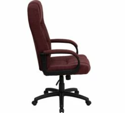 High Back Burgundy Fabric Executive Swivel Chair With Arms - By Flash Furniture - Madison Seating -furniture Shop High Back Burgundy Fabric Executive Swivel Chair with Arms by Flash Furniture 2