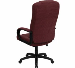 High Back Burgundy Fabric Executive Swivel Chair With Arms - By Flash Furniture - Madison Seating -furniture Shop High Back Burgundy Fabric Executive Swivel Chair with Arms by Flash Furniture 4