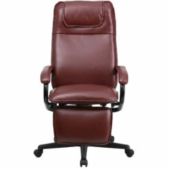 High Back Burgundy Leather Executive Reclining Swivel Chair With Arms - By Flash Furniture - Madison Seating -furniture Shop High Back Burgundy Leather Executive Reclining Swivel Chair with Arms by Flash Furniture 3