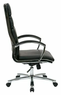 High Back Executive Black Faux Leather Chair By Work Smart - Office Star - Madison Seating 9 High Back Executive Black Faux Leather Chair By Work Smart - Office Star - Madison Seating -furniture Shop High Back Executive Black Faux Leather Chair by Work Smart Office Star 2 scaled 1