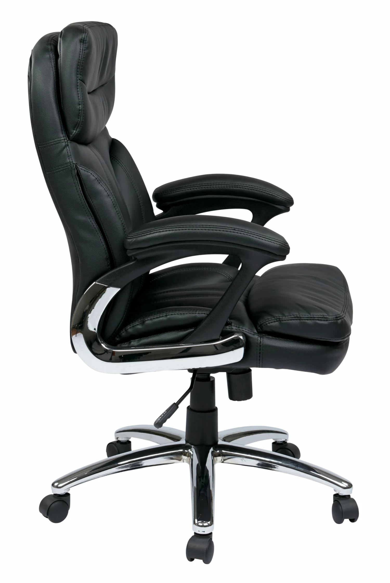 High Back Executive Faux Leather Chair By Work Smart - Office Star - Madison Seating 5 High Back Executive Faux Leather Chair By Work Smart - Office Star - Madison Seating - Image 3