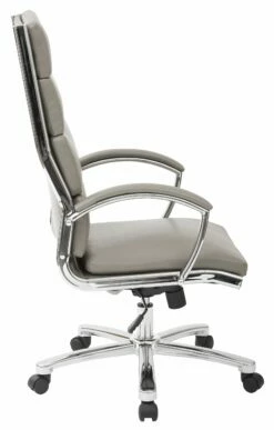High Back Executive White Faux Leather Chair By Work Smart - Office Star - Madison Seating -furniture Shop High Back Executive White Faux Leather Chair by Work Smart Office Star 3 1 scaled 1