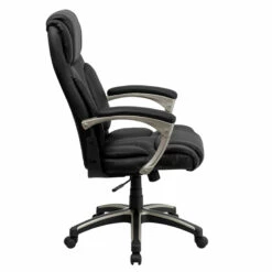 High Back Folding Black Leather Executive Swivel Chair With Arms - By Flash Furniture - Madison Seating -furniture Shop High Back Folding Black Leather Executive Swivel Chair with Arms by Flash Furniture 1