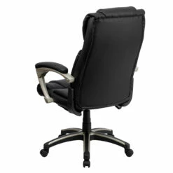 High Back Folding Black Leather Executive Swivel Chair With Arms - By Flash Furniture - Madison Seating -furniture Shop High Back Folding Black Leather Executive Swivel Chair with Arms by Flash Furniture 2