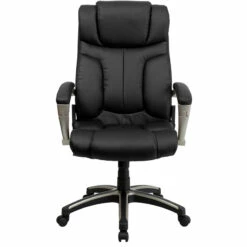 High Back Folding Black Leather Executive Swivel Chair With Arms - By Flash Furniture - Madison Seating -furniture Shop High Back Folding Black Leather Executive Swivel Chair with Arms by Flash Furniture 3