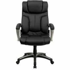 High Back Folding Black Leather Executive Swivel Chair With Arms - By Flash Furniture - Madison Seating -furniture Shop High Back Folding Black Leather Executive Swivel Chair with Arms by Flash Furniture 5