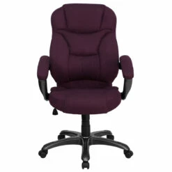High Back Grape Microfiber Contemporary Executive Swivel Chair With Arms - By Flash Furniture - Madison Seating -furniture Shop High Back Grape Microfiber Contemporary Executive Swivel Chair with Arms by Flash Furniture 6