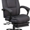 High Back Gray Fabric Executive Reclining Swivel Office Chair With Comfort Coil Seat Springs And Padded Arms - By Flash Furniture - Madison Seating -furniture Shop High Back Gray Fabric Executive Reclining Swivel Office Chair with Comfort Coil Seat Springs and Padded Arms by Flash Furniture