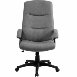 High Back Gray Fabric Executive Swivel Chair With Arms - By Flash Furniture - Madison Seating -furniture Shop High Back Gray Fabric Executive Swivel Chair with Arms by Flash Furniture 5