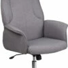 High Back Gray Fabric Executive Swivel Chair With Chrome Base And Fully Upholstered Arms - By Flash Furniture - Madison Seating -furniture Shop High Back Gray Fabric Executive Swivel Chair with Chrome Base and Fully Upholstered Arms by Flash Furniture