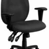 High Back Gray Fabric Multifunction Ergonomic Executive Swivel Chair With Adjustable Arms - By Flash Furniture - Madison Seating -furniture Shop High Back Gray Fabric Multifunction Ergonomic Executive Swivel Chair with Adjustable Arms by Flash Furniture