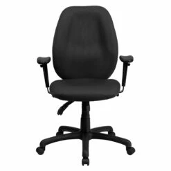 High Back Gray Fabric Multifunction Ergonomic Executive Swivel Chair With Adjustable Arms - By Flash Furniture - Madison Seating -furniture Shop High Back Gray Fabric Multifunction Ergonomic Executive Swivel Chair with Adjustable Arms by Flash Furniture 3