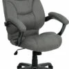 High Back Gray Microfiber Contemporary Executive Swivel Chair With Arms - By Flash Furniture - Madison Seating 1 High Back Gray Microfiber Contemporary Executive Swivel Chair With Arms - By Flash Furniture - Madison Seating -furniture Shop High Back Gray Microfiber Contemporary Executive Swivel Chair with Arms by Flash Furniture