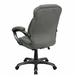 High Back Gray Microfiber Contemporary Executive Swivel Chair With Arms - By Flash Furniture - Madison Seating -furniture Shop High Back Gray Microfiber Contemporary Executive Swivel Chair with Arms by Flash Furniture 3
