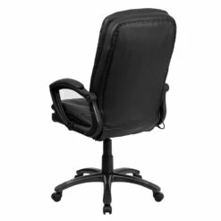 High Back Massaging Black Leather Executive Swivel Chair With Arms - By Flash Furniture - Madison Seating -furniture Shop High Back Massaging Black Leather Executive Swivel Chair with Arms by Flash Furniture 5 1