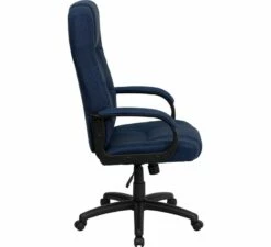 High Back Navy Blue Fabric Executive Swivel Chair With Arms - By Flash Furniture - Madison Seating -furniture Shop High Back Navy Blue Fabric Executive Swivel Chair with Arms by Flash Furniture 2 1