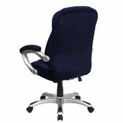 High Back Navy Blue Microfiber Contemporary Executive Swivel Chair With Arms - By Flash Furniture - Madison Seating -furniture Shop High Back Navy Blue Microfiber Contemporary Executive Swivel Chair with Arms by Flash Furniture 4