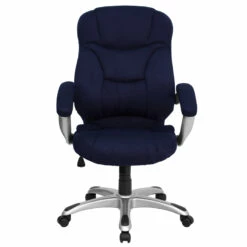 High Back Navy Blue Microfiber Contemporary Executive Swivel Chair With Arms - By Flash Furniture - Madison Seating -furniture Shop High Back Navy Blue Microfiber Contemporary Executive Swivel Chair with Arms by Flash Furniture 5