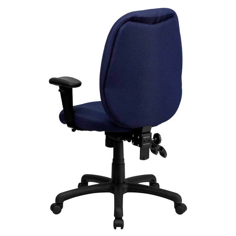High Back Navy Fabric Multifunction Ergonomic Executive Swivel Chair With Adjustable Arms - By Flash Furniture - Madison Seating 5 High Back Navy Fabric Multifunction Ergonomic Executive Swivel Chair With Adjustable Arms - By Flash Furniture - Madison Seating - Image 3