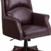High Back Pillow Back Burgundy Leather Executive Swivel Chair With Arms - By Flash Furniture - Madison Seating 1 High Back Pillow Back Burgundy Leather Executive Swivel Chair With Arms - By Flash Furniture - Madison Seating -furniture Shop High Back Pillow Back Burgundy Leather Executive Swivel Chair with Arms by Flash Furniture