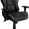 High Back Storm Gray Executive Gaming-Racing Swivel Chair With Comfort Coil Seat Springs And Gray Base - By Flash Furniture - Madison Seating -furniture Shop High Back Storm Gray Executive Gaming Racing Swivel Chair with Comfort Coil Seat Springs and Gray Base by Flash Furniture