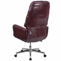 High Back Traditional Tufted Burgundy Leather Executive Swivel Chair With Arms - By Flash Furniture - Madison Seating -furniture Shop High Back Traditional Tufted Burgundy Leather Executive Swivel Chair with Arms by Flash Furniture 2 1