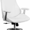 High Back White Leather Executive Swivel Chair With Arms - By Flash Furniture - Madison Seating -furniture Shop High Back White Leather Executive Swivel Chair with Arms by Flash Furniture