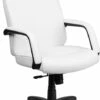 High Back White Leather Executive Swivel Chair With Memory Foam Padding With Arms - By Flash Furniture - Madison Seating -furniture Shop High Back White Leather Executive Swivel Chair with Memory Foam Padding with Arms by Flash Furniture
