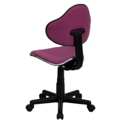 Lavender Fabric Ergonomic Swivel Task Chair - By Flash Furniture - Madison Seating -furniture Shop Lavender Fabric Ergonomic Swivel Task Chair by Flash Furniture 4