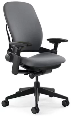 Leap Chair V2 In Coal Fabric By Steelcase - Madison Seating