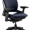 Leap Chair V2 In Dark Blue Fabric By Steelcase - Madison Seating