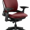 Leap Chair V2 In Maroon Fabric By Steelcase - Madison Seating -furniture Shop Leap Chair V2 by Steelcase Fabric Maroon